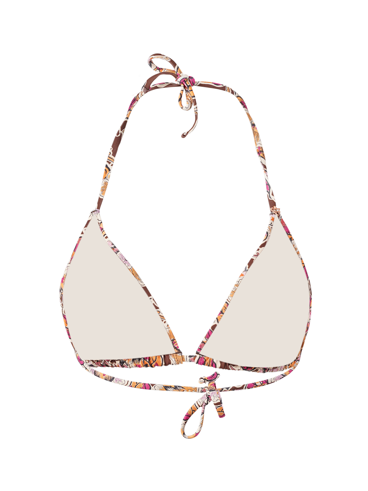 Novalee-Sakai Dames Slider Triangel Bikini Top | Multi Color