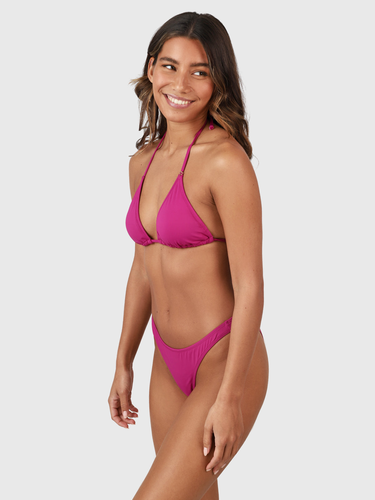 Marley Dames Slider Triangel Bikini Set | Magenta