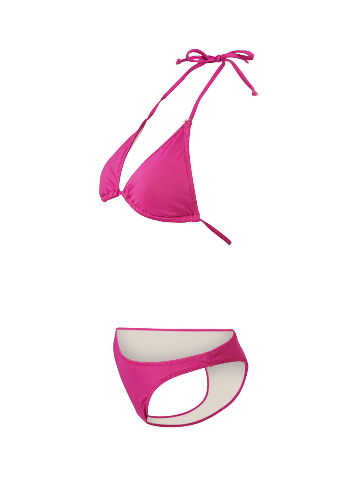 Marley Damen Slider Triangel Bikini Set | Pink