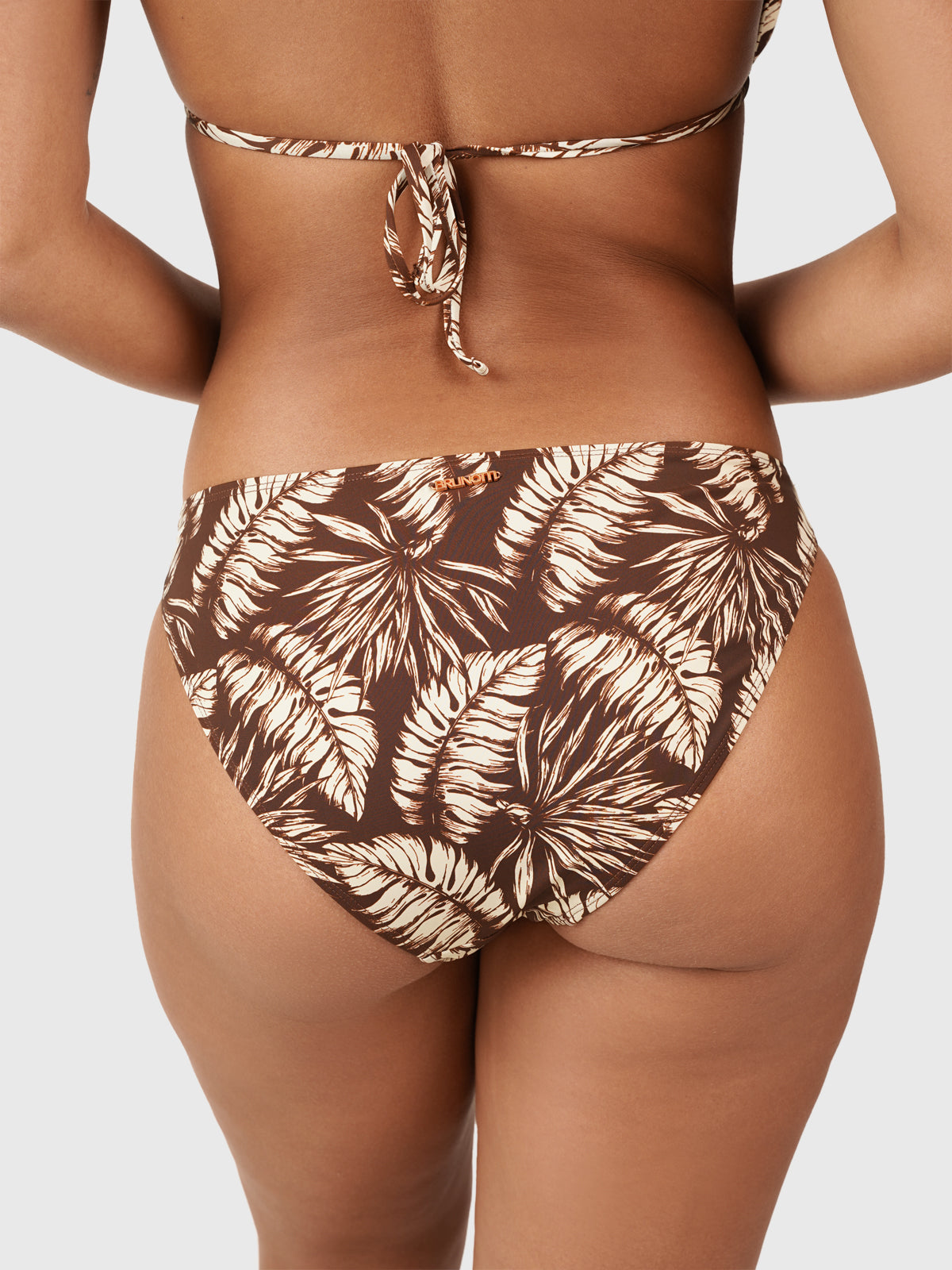 Popstar Dames Slider Triangel Bikini Set | Bruin