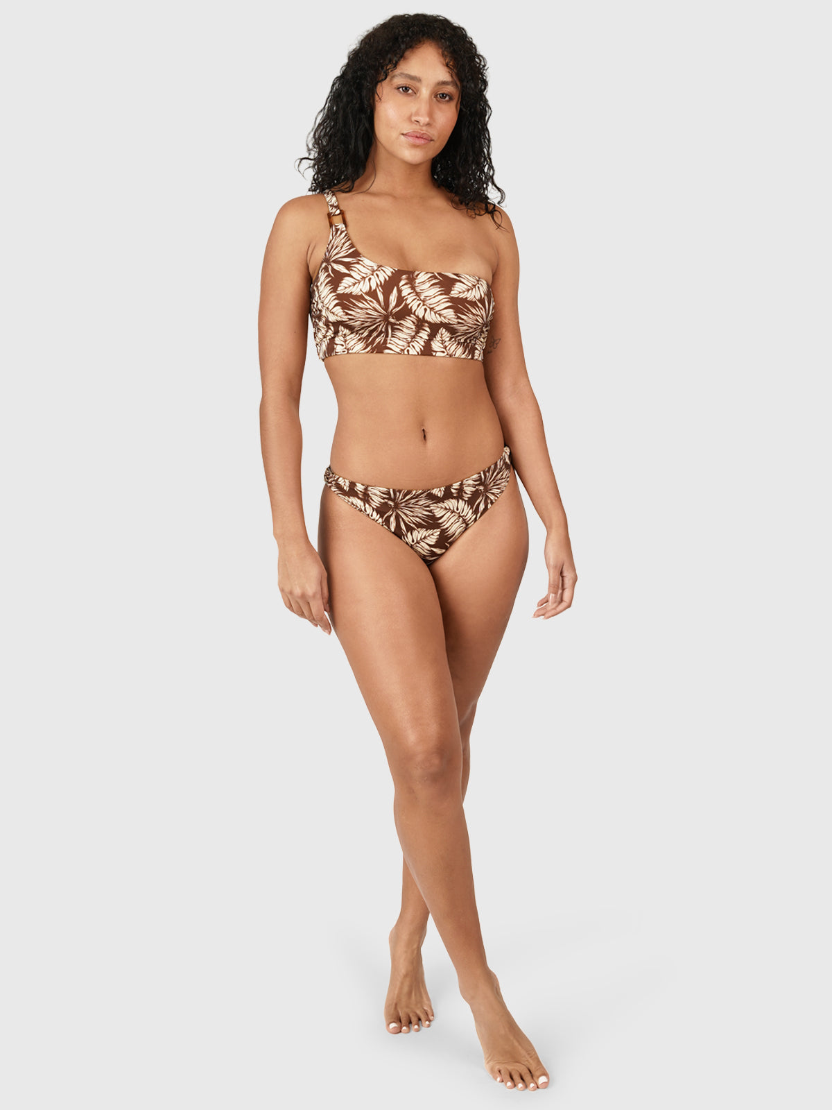 Liesbeth Dames Bralette Bikini Set | Bruin