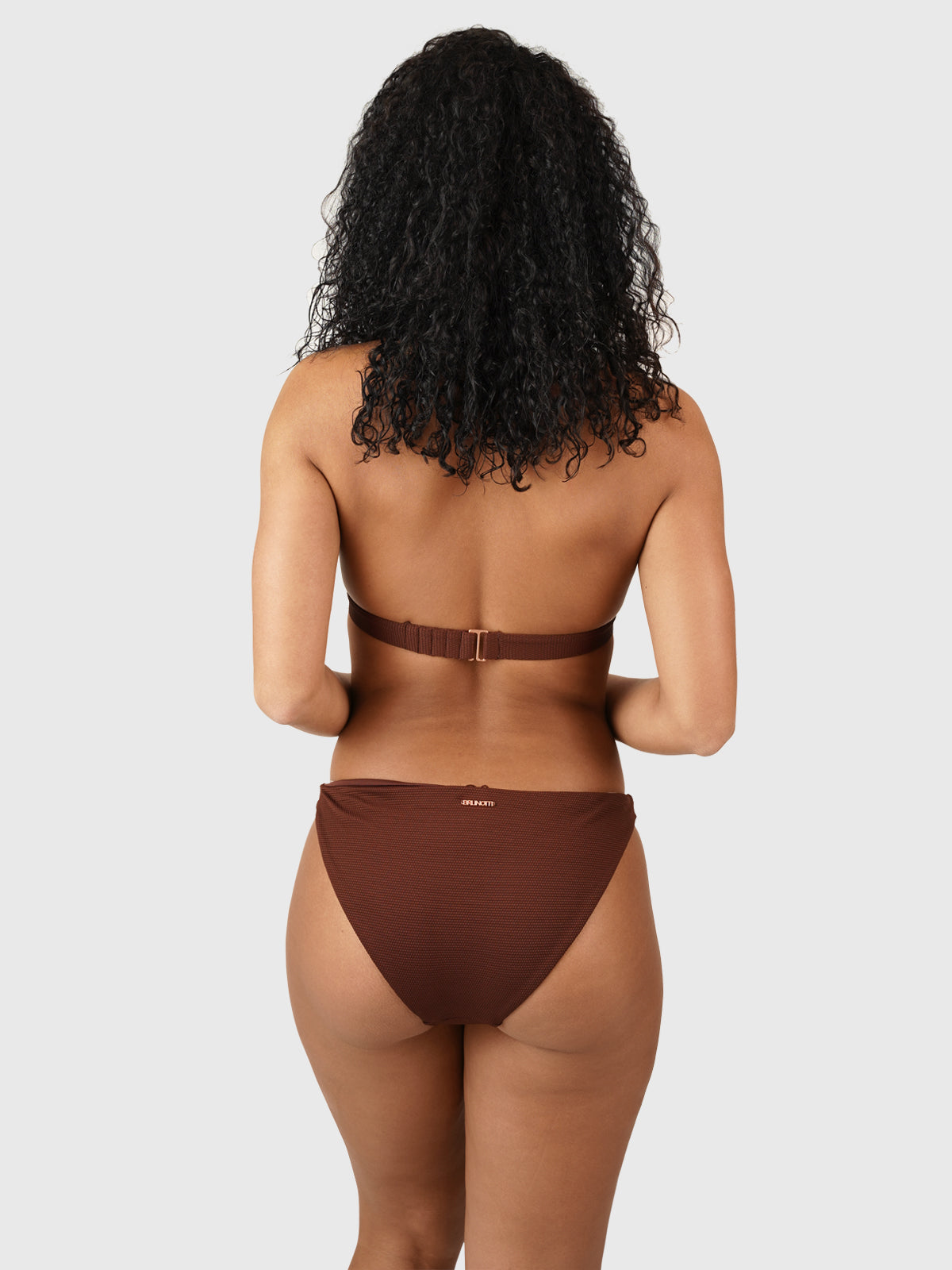 Kohali-STR Women Bralette Bikini Set | Brown