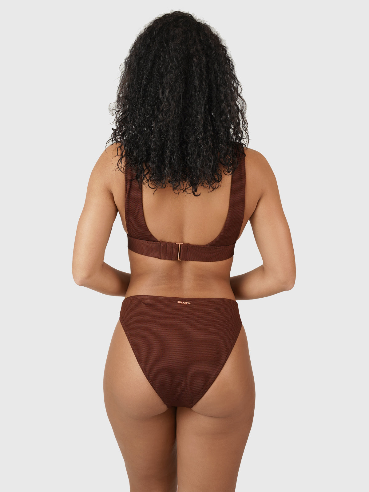 Bodhi-STR Women Bralette Bikini Set | Brown