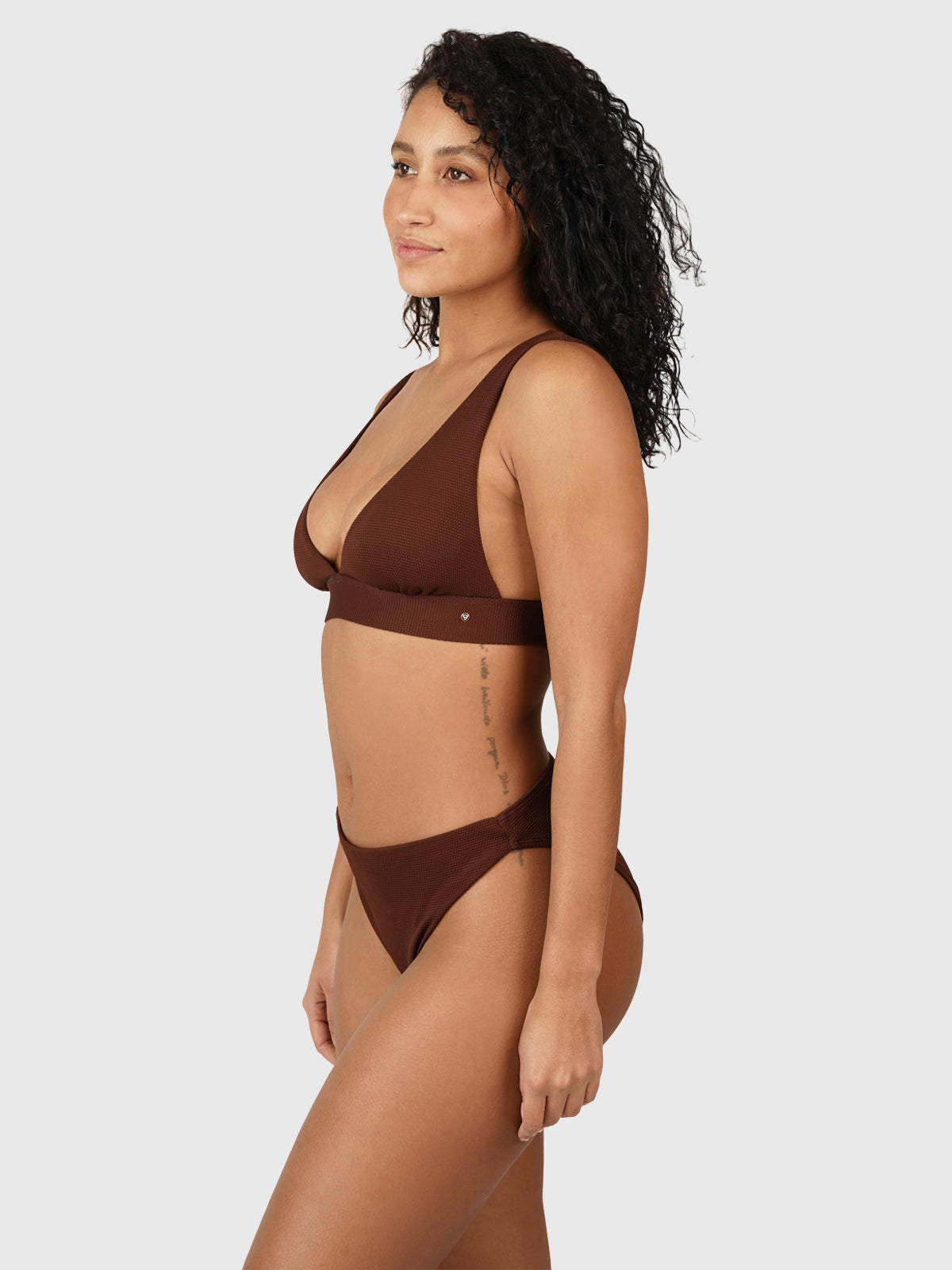 Bodhi-STR Women Bralette Bikini Set | Brown