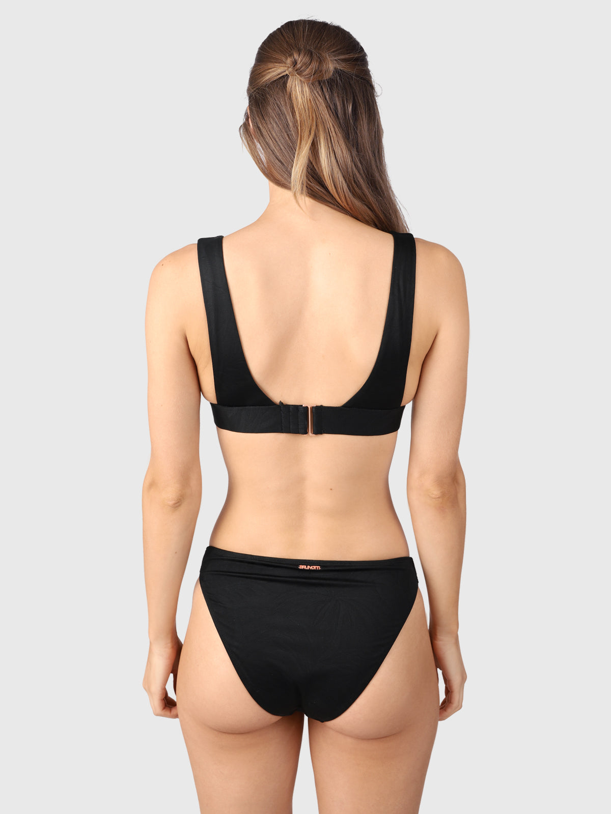 Bodhi-Leaves Women Bralette Bikini Set | Black