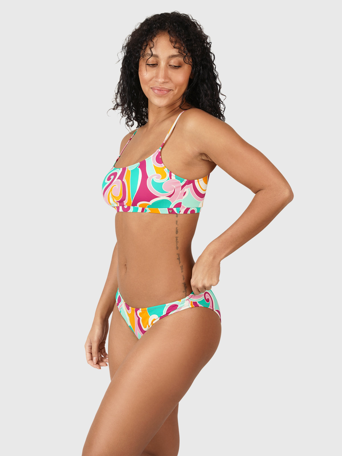 Cruzin-Swirl Dames Sport Bikini Set | Multi Color