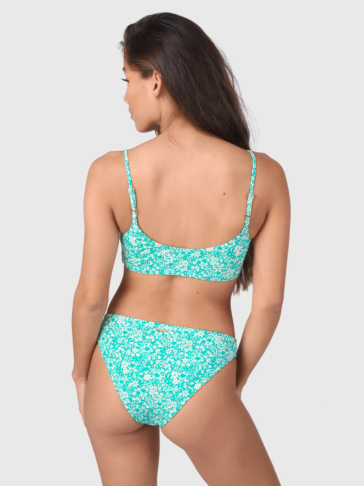 Cruzin-Ditsy Women Bralette Bikini Set | Green