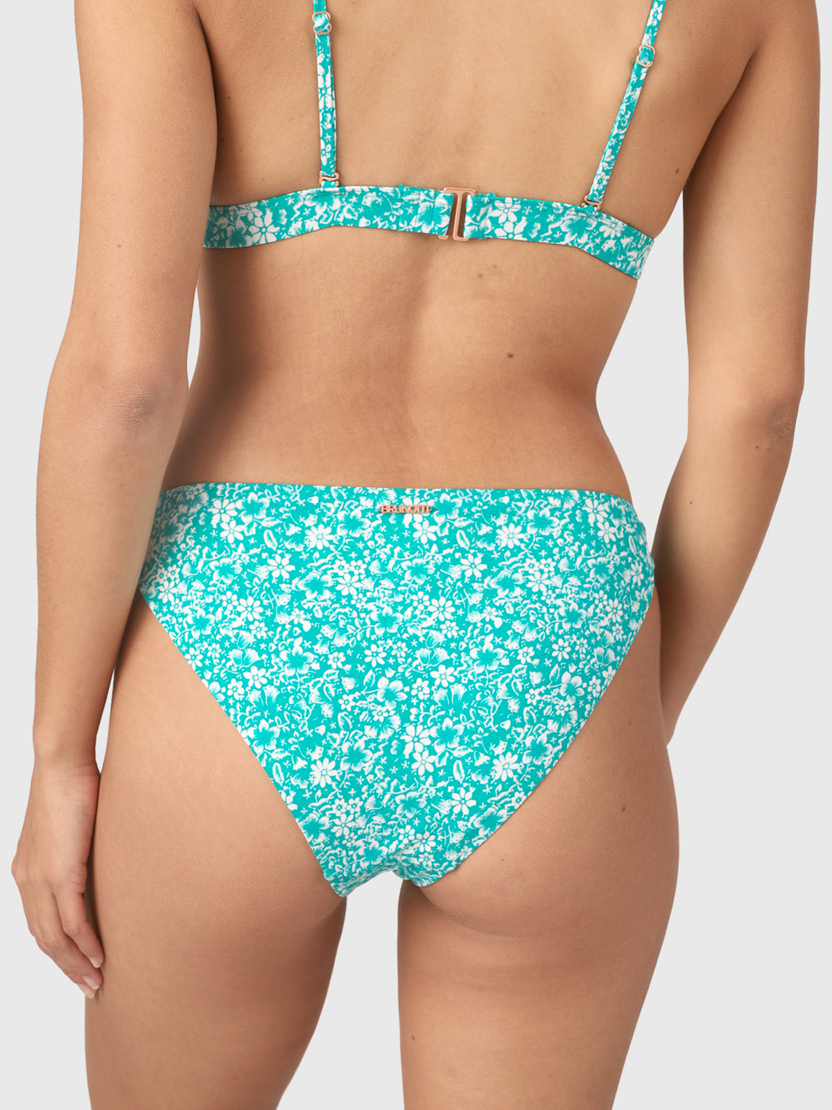 Alison-Ditsy Women Bralette Bikini Set | Green