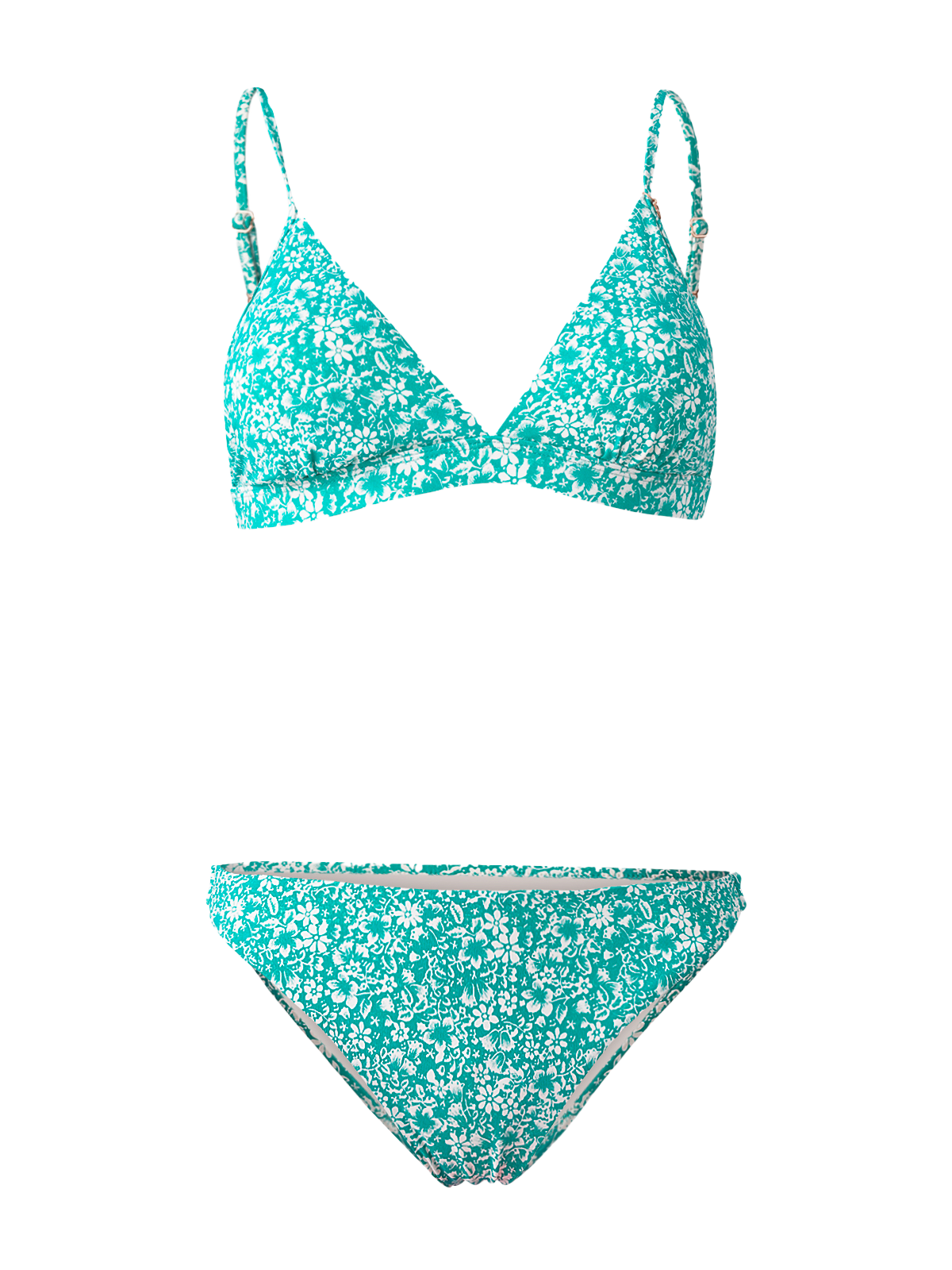 Alison-Ditsy Dames Bralette Bikini Set | Groen