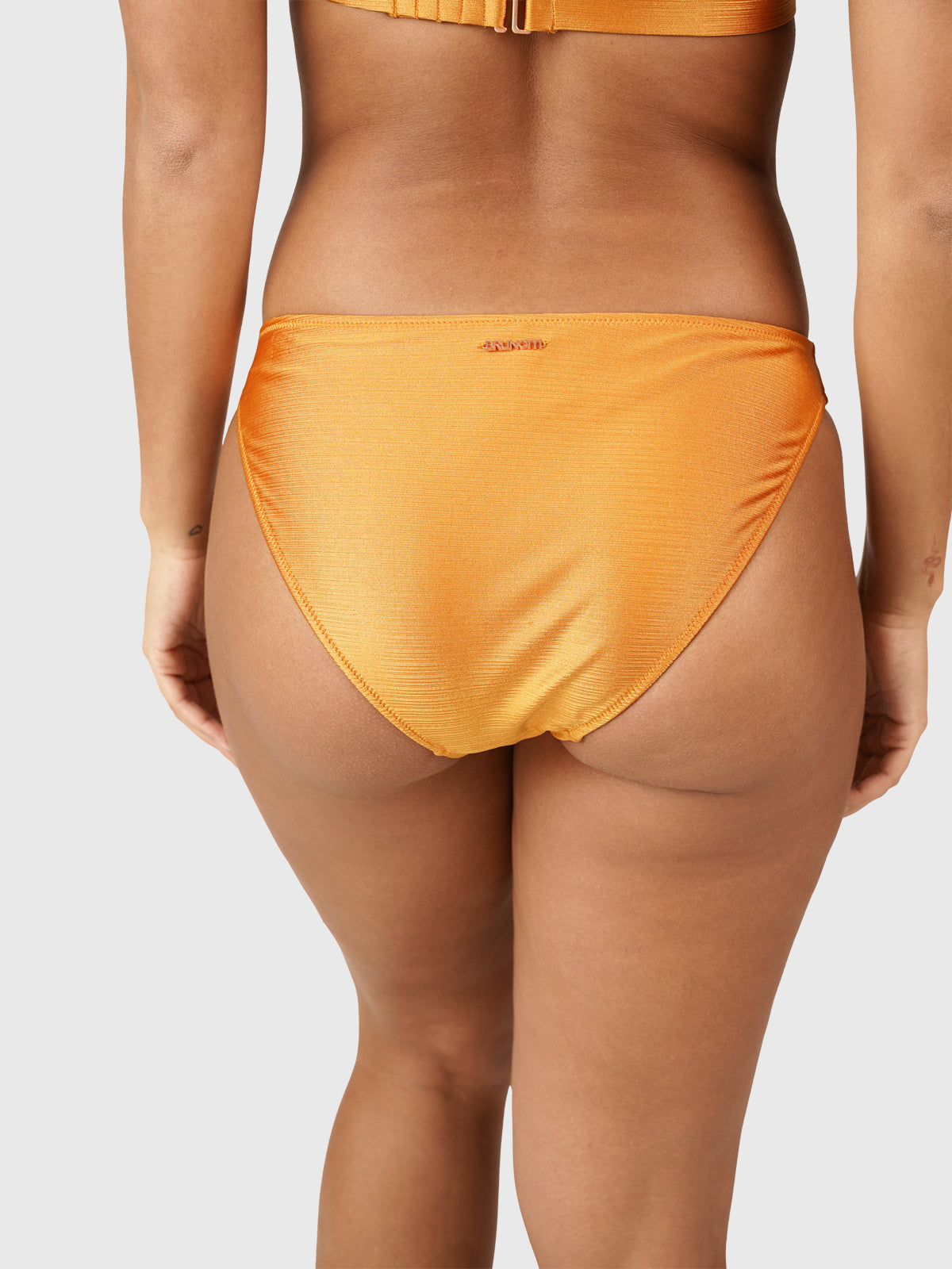 Cyane Women Bralette Bikini Set | Shiny Orange