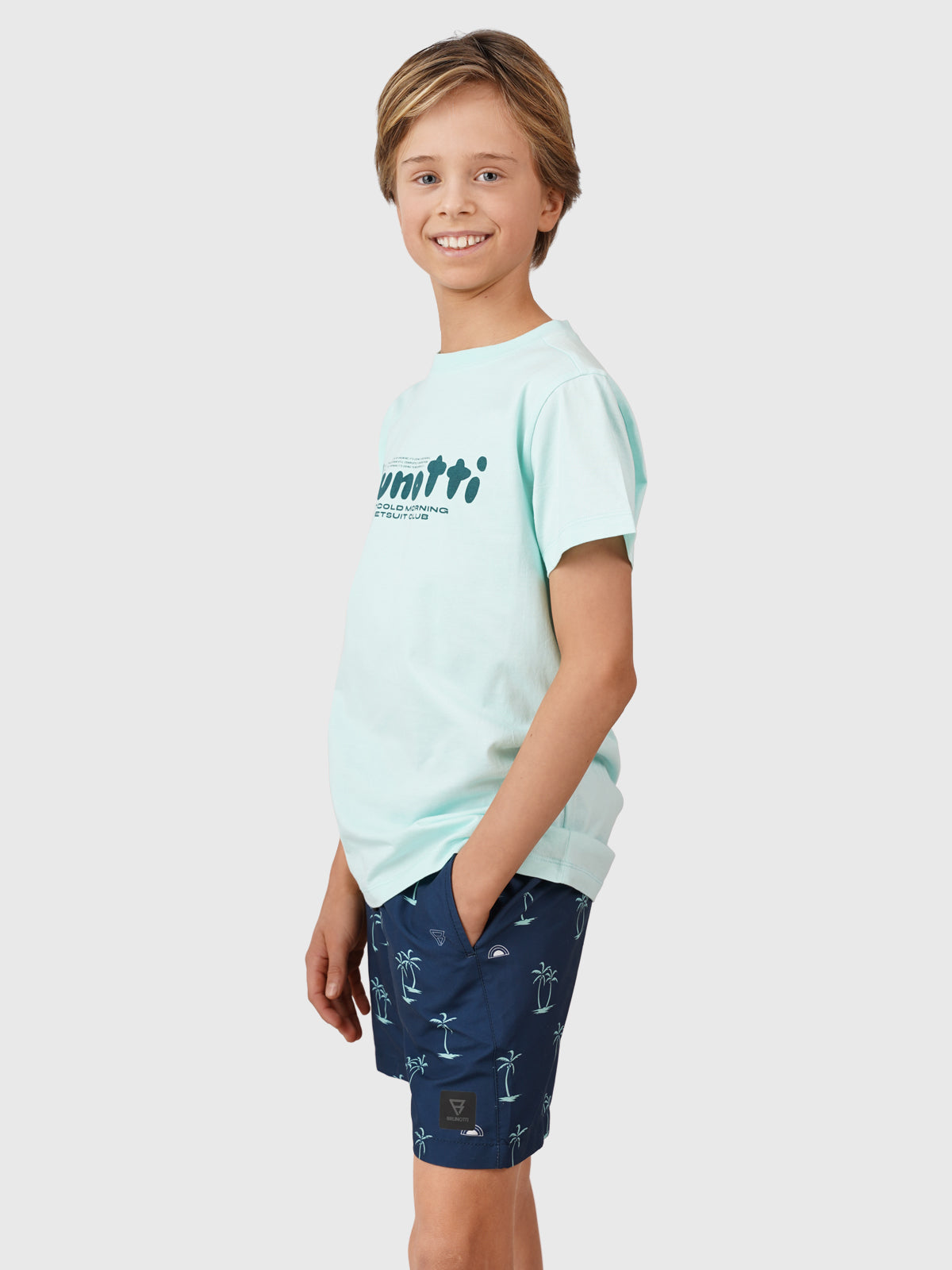 Jahny-Logo Boys T-shirt | Mint