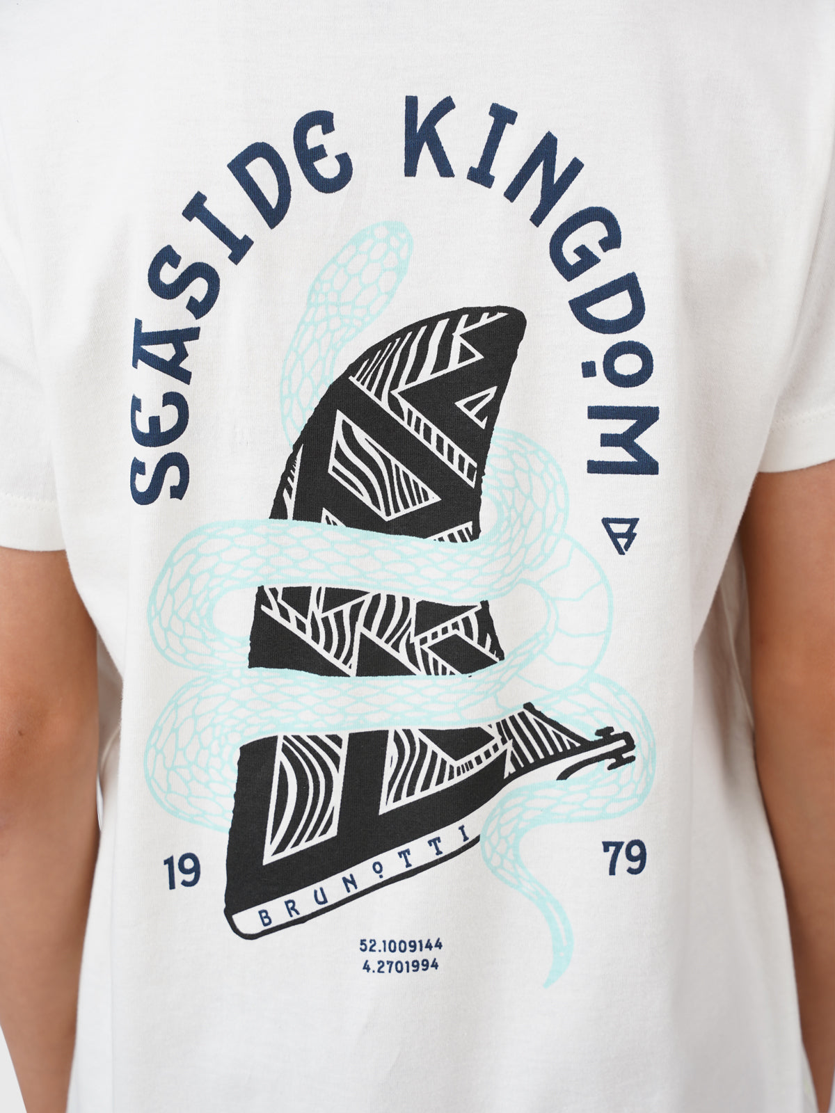 Kingfiny Jungen T-shirt | Off-White