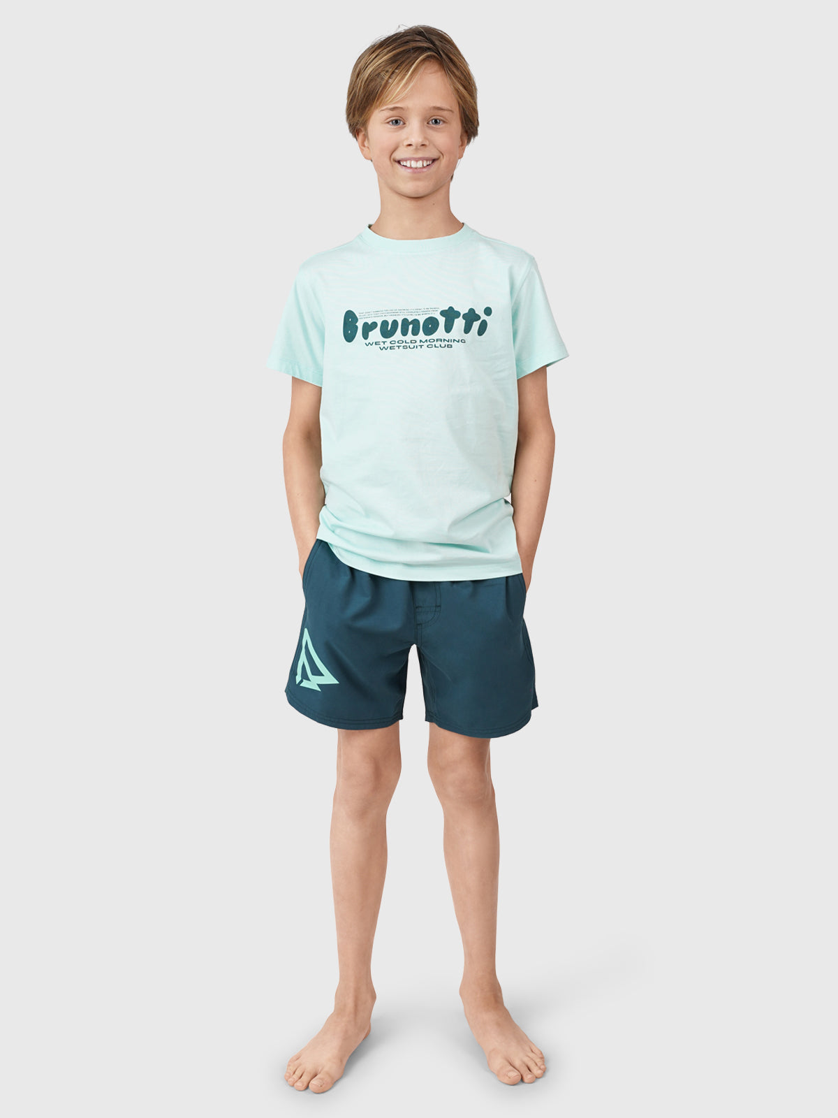 Crunotos Boys Swim Shorts | Green