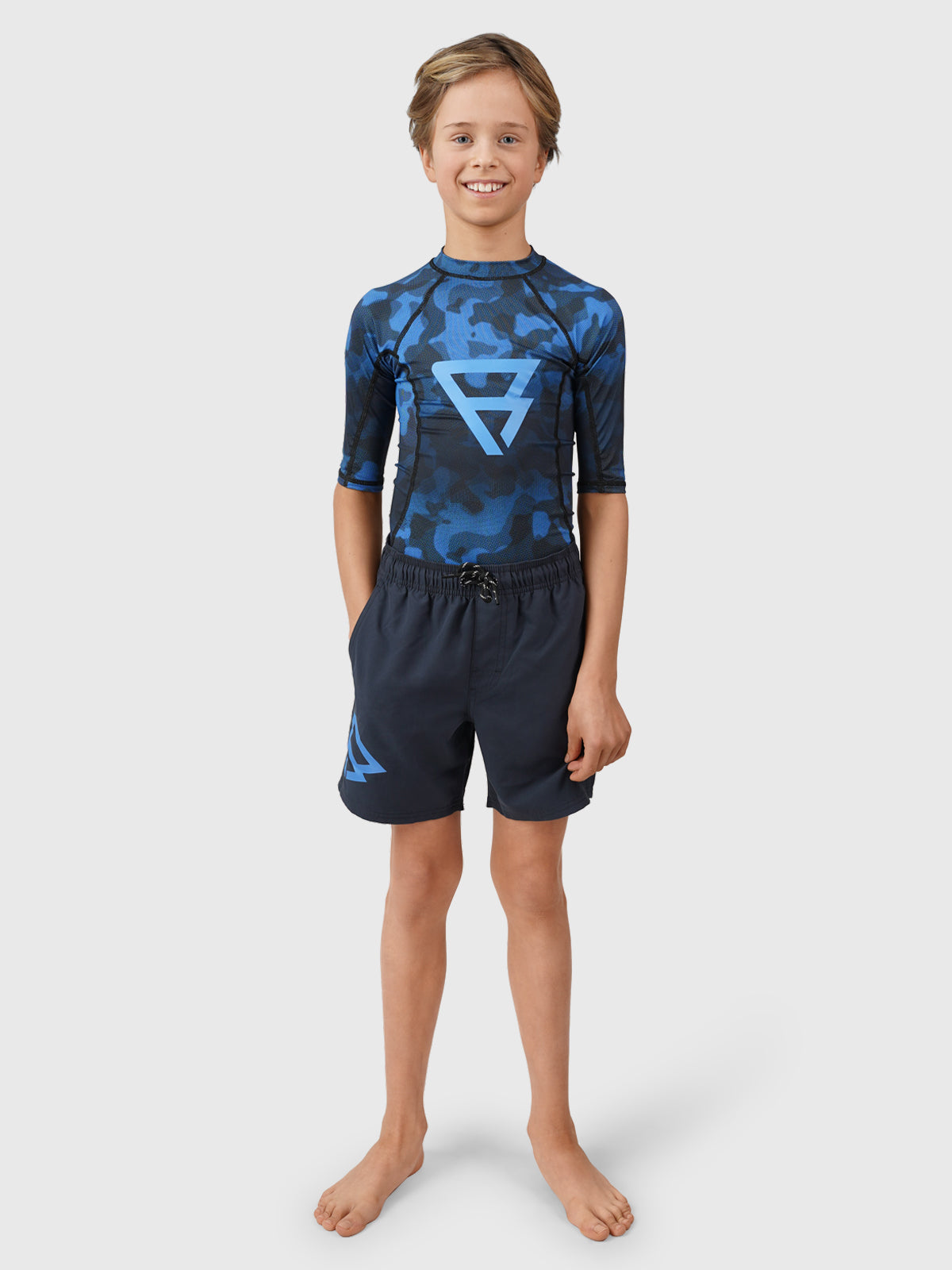Crunotos Jungen Badeshorts | Blau