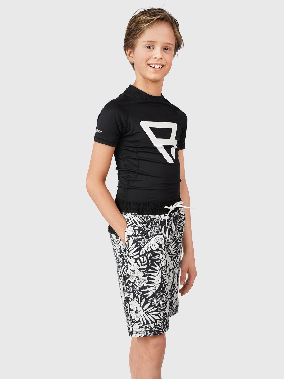 Coast Jungen Badeshorts | Schwarz