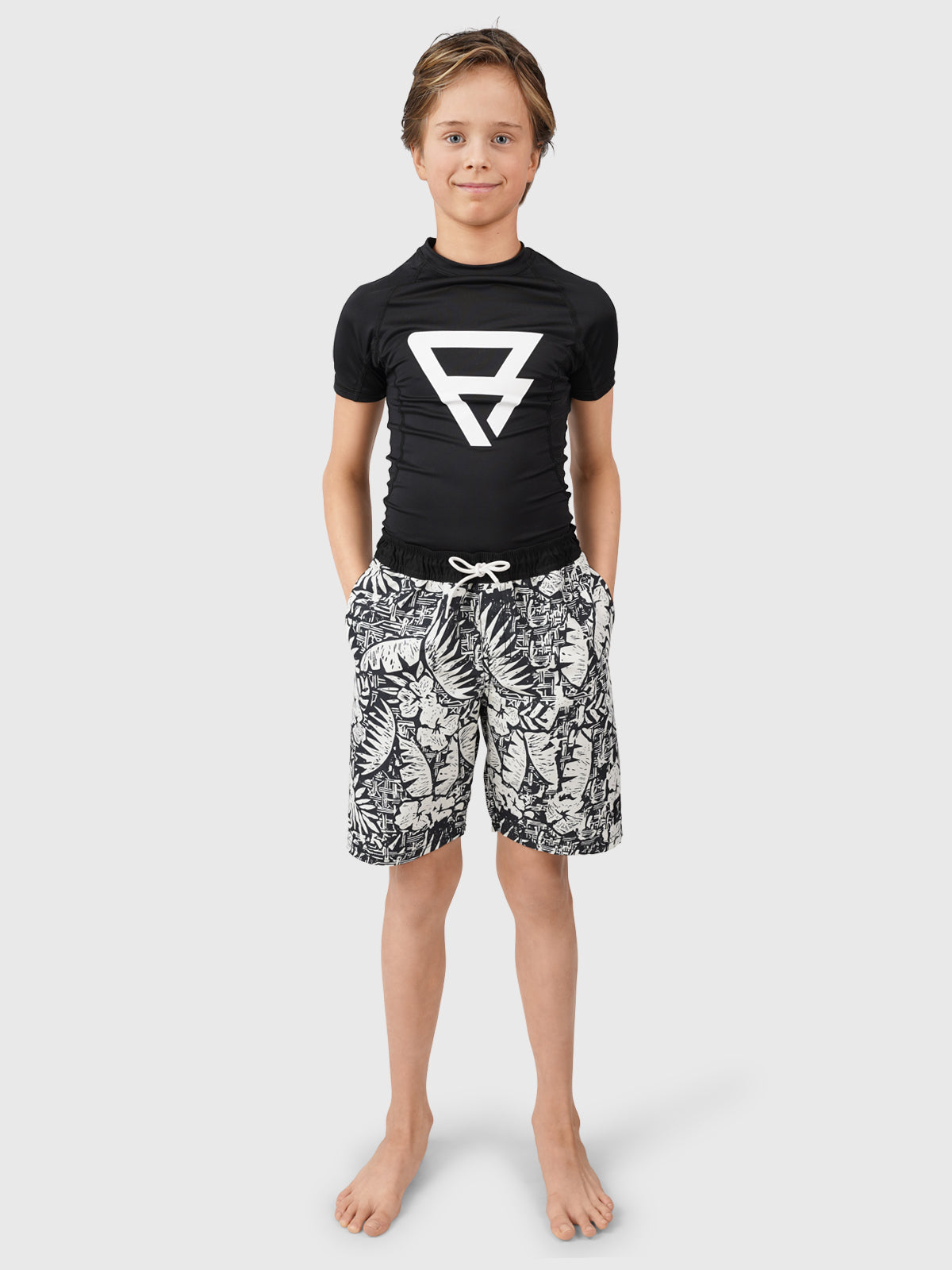 Coast Jungen Badeshorts | Schwarz