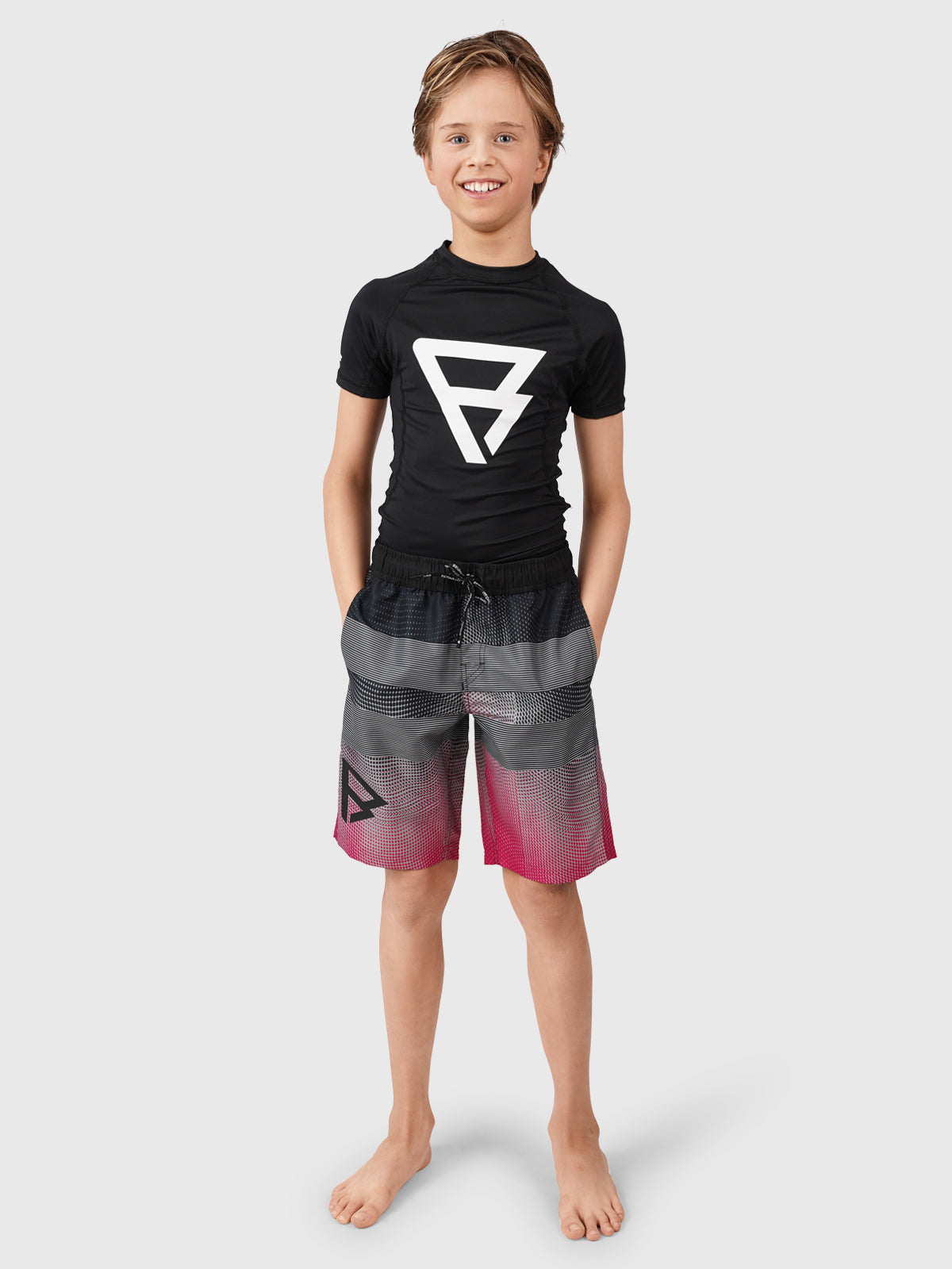 Archaly Jungen Badeshorts | Rot