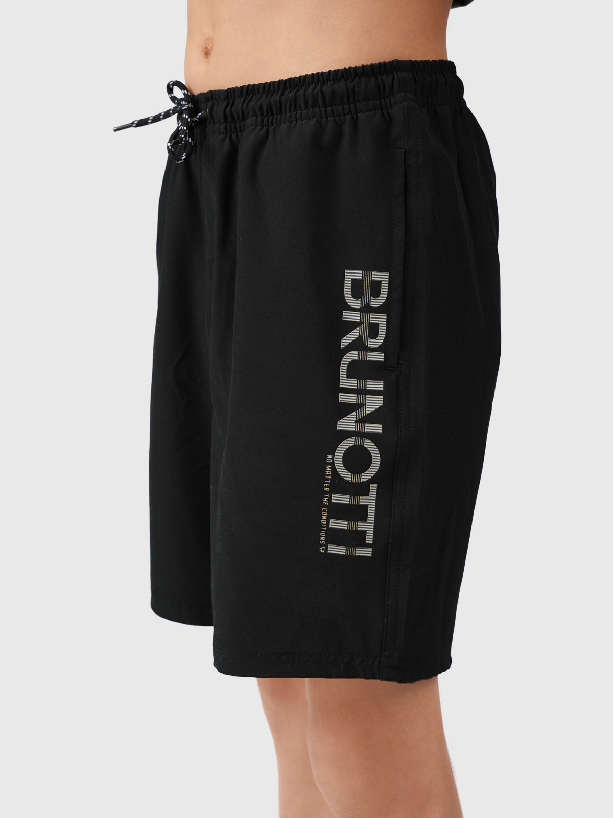 Lestery Boys Swim Shorts | Black