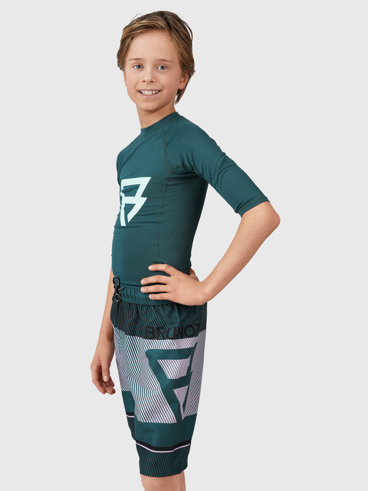 Marony Jungen Badeshorts | Grün