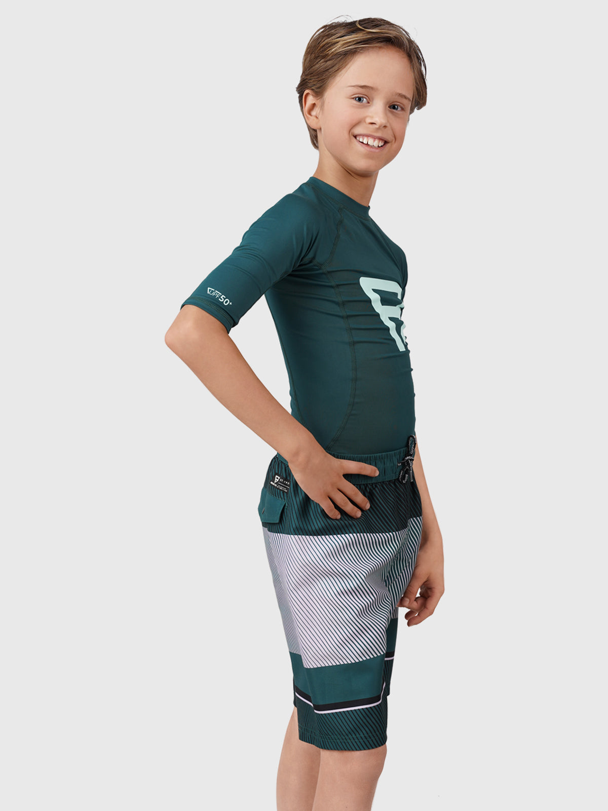 Marony Jungen Badeshorts | Grün