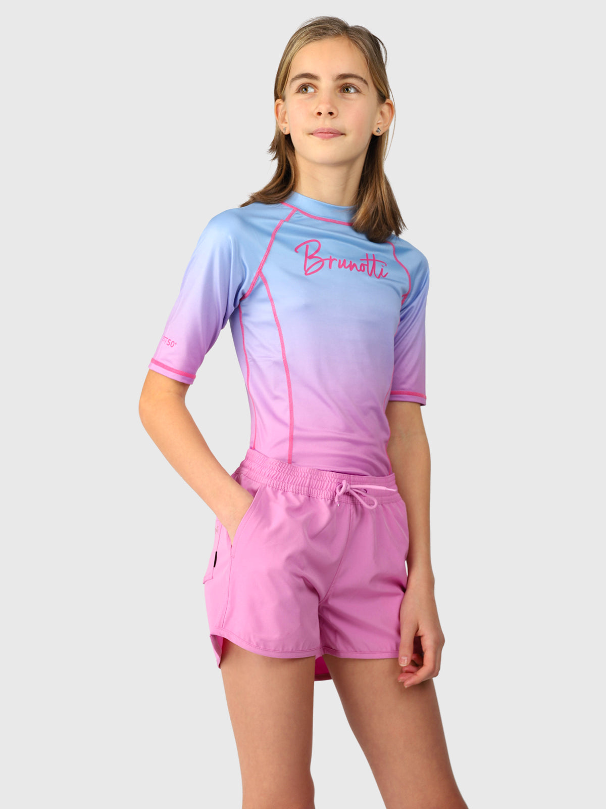 Tulya Girls Swim Shorts | Violet