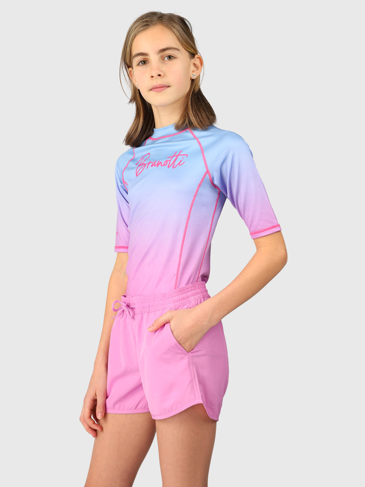 Tulya Girls Swim Shorts | Violet