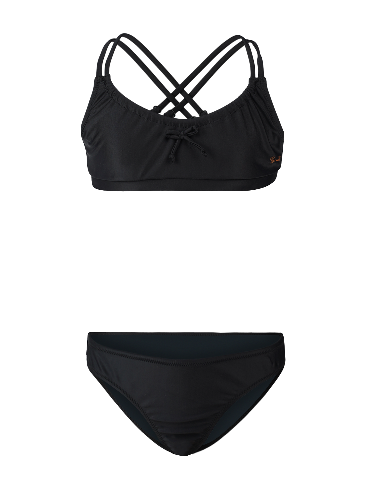 Ceralia Meisjes Bralette Bikini Set | Zwart