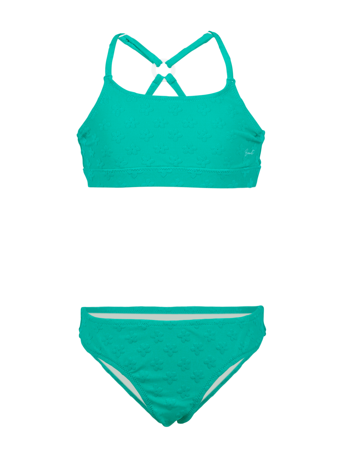 Sofie-Daisy Mädchen Bralette Bikini Set | Grün