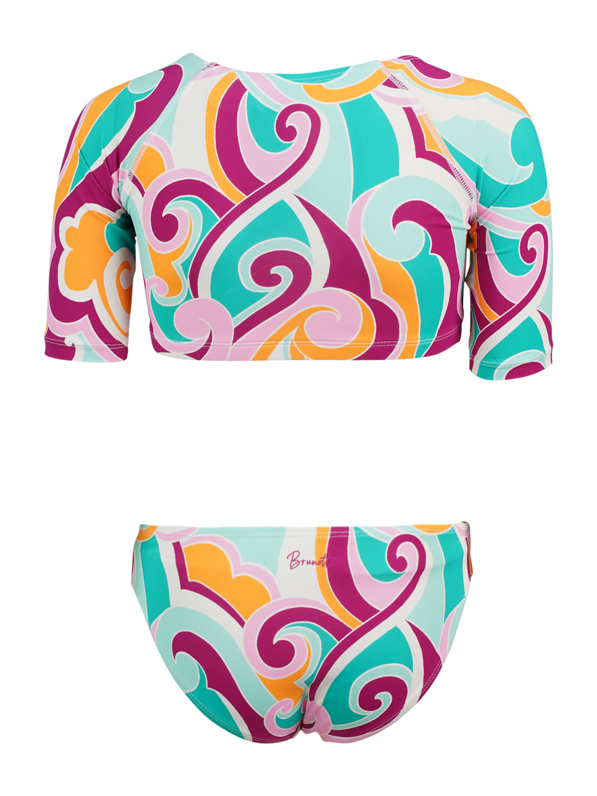 Ames-Swirl Meisjes Sport Bikini Set | Multi Color