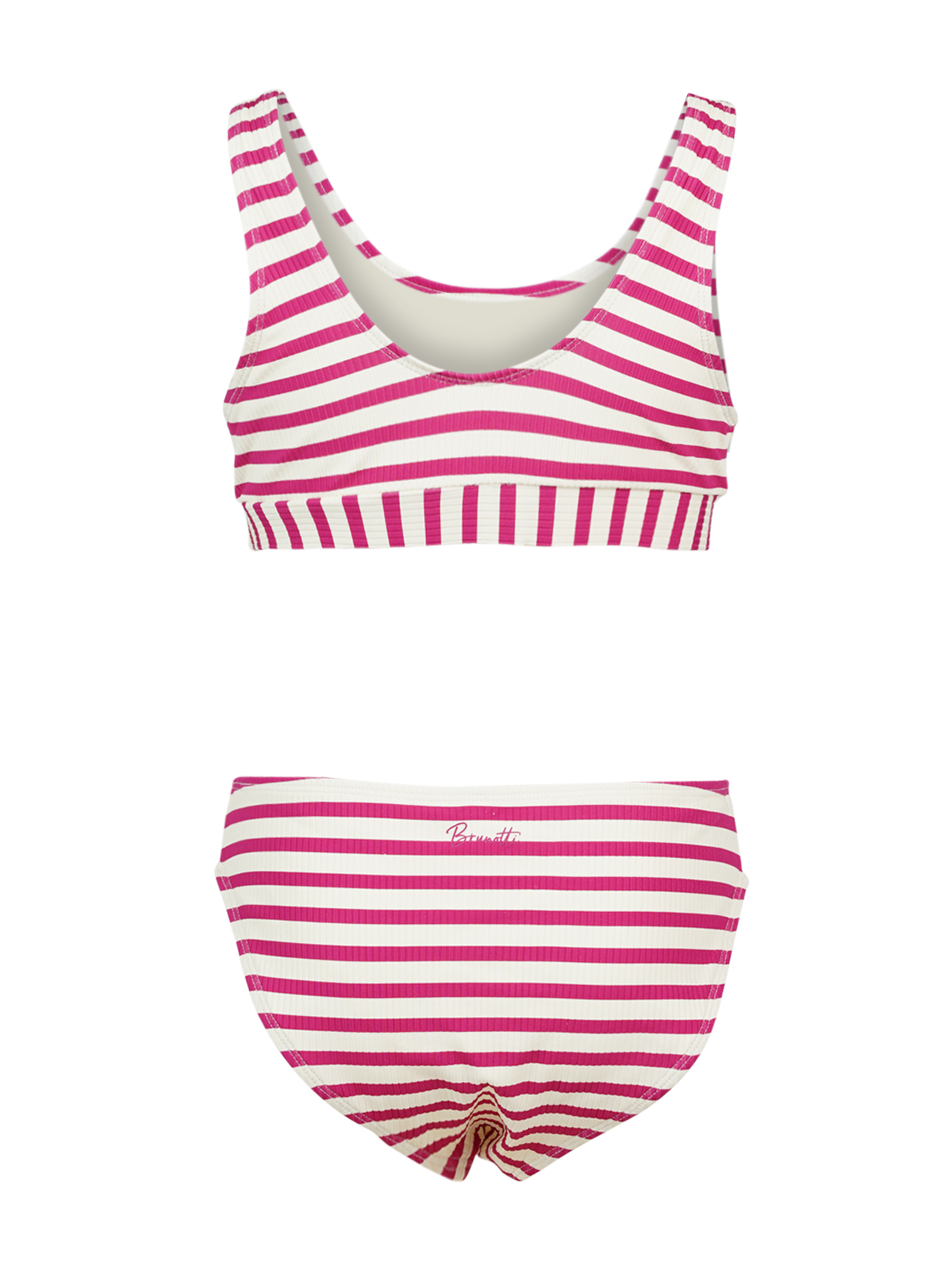 Lunina-YD Meisjes Sport Bikini Set | Magenta