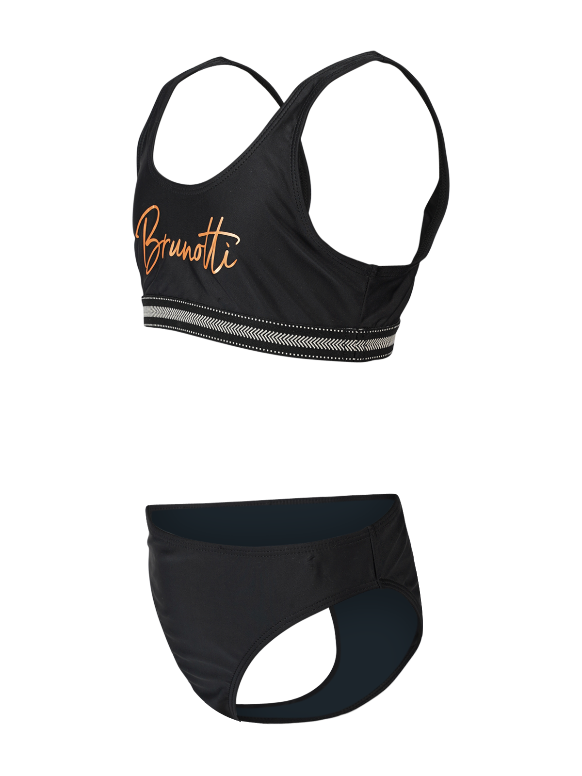 Mya Meisjes Sport Bikini Set | Zwart