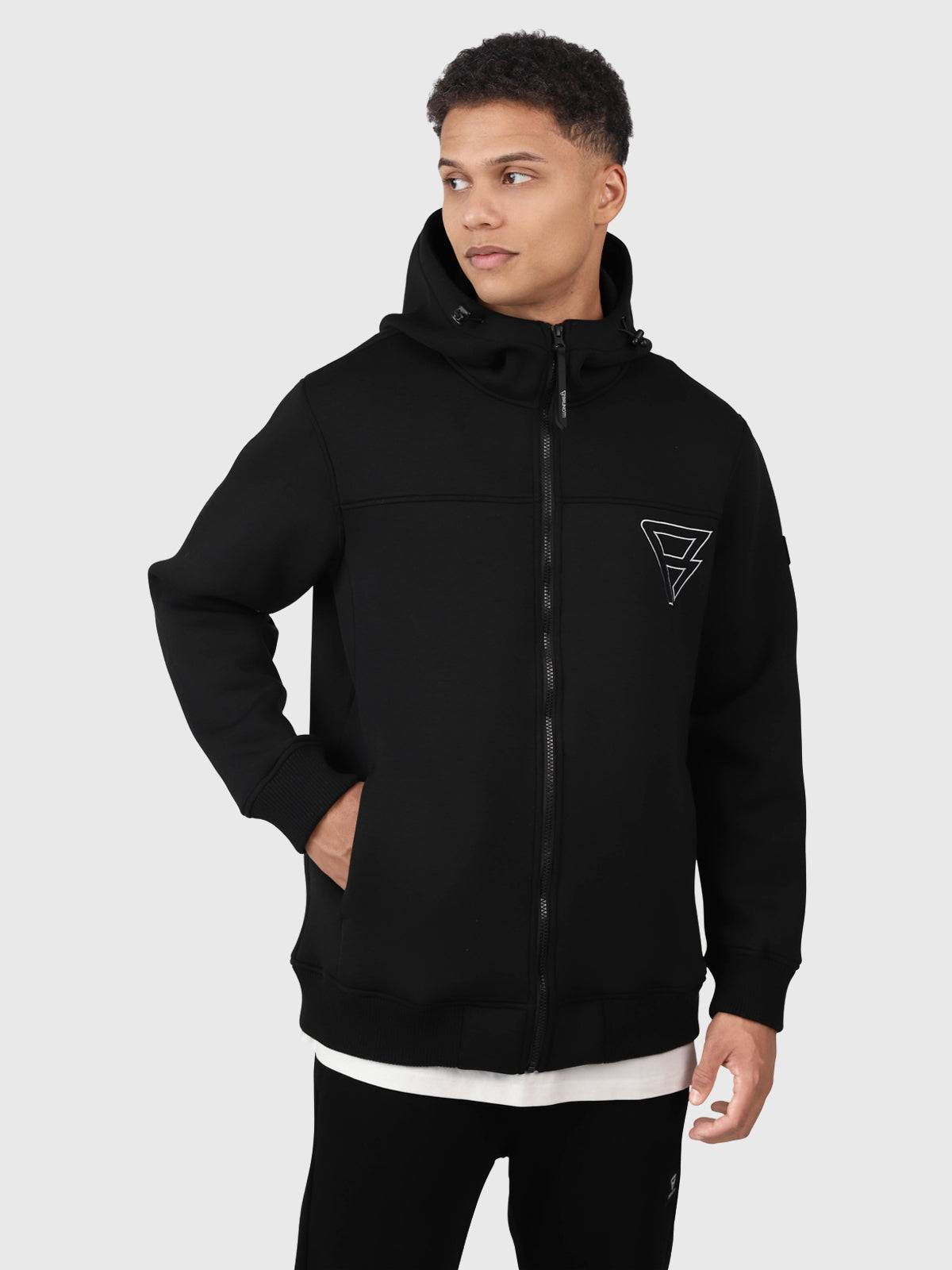Stickers Men Sweater | Black
