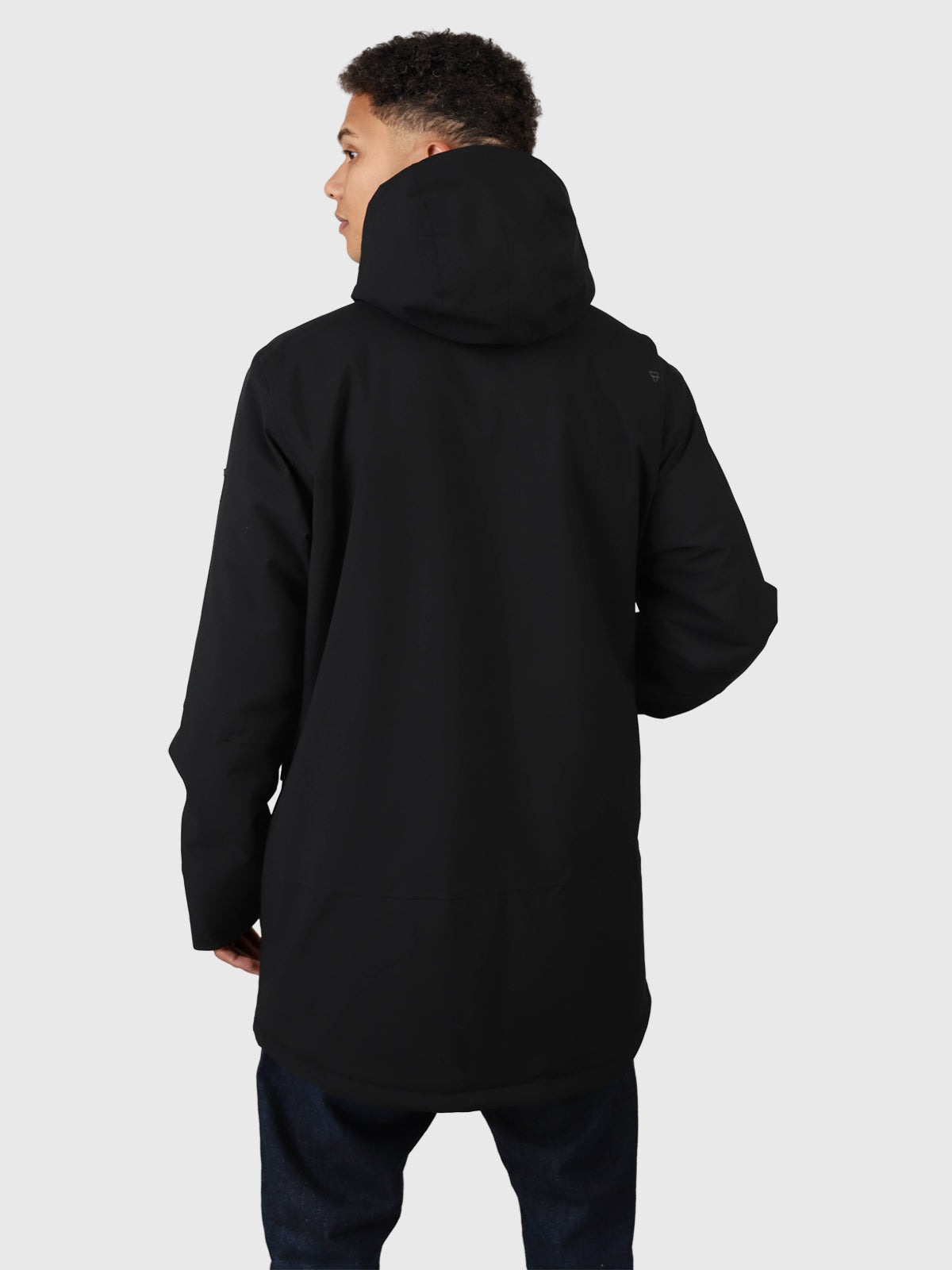 Nelson Men Parka Rain Jacket | Black