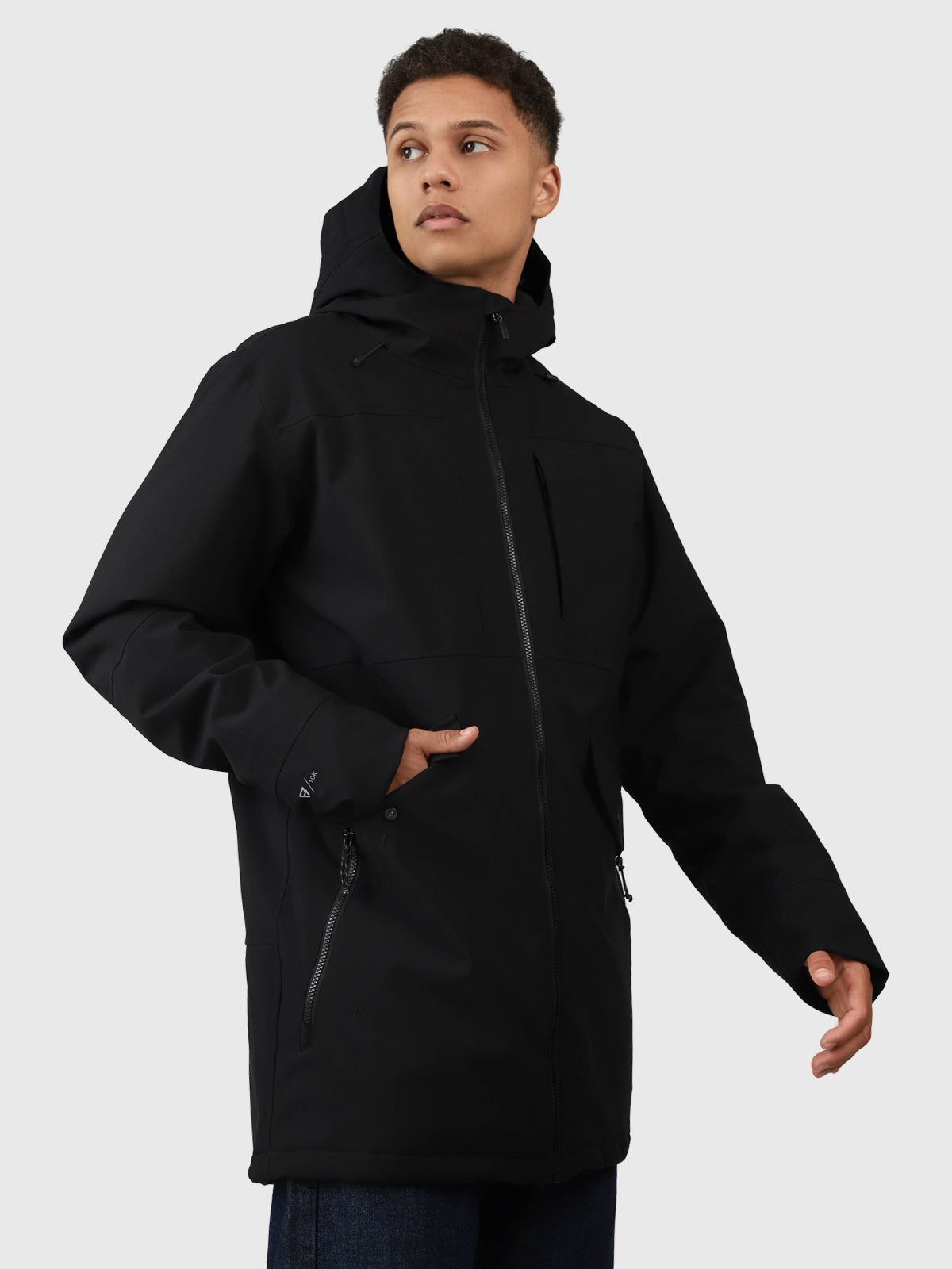 Nelson Herren Parka Regenjacke | Black