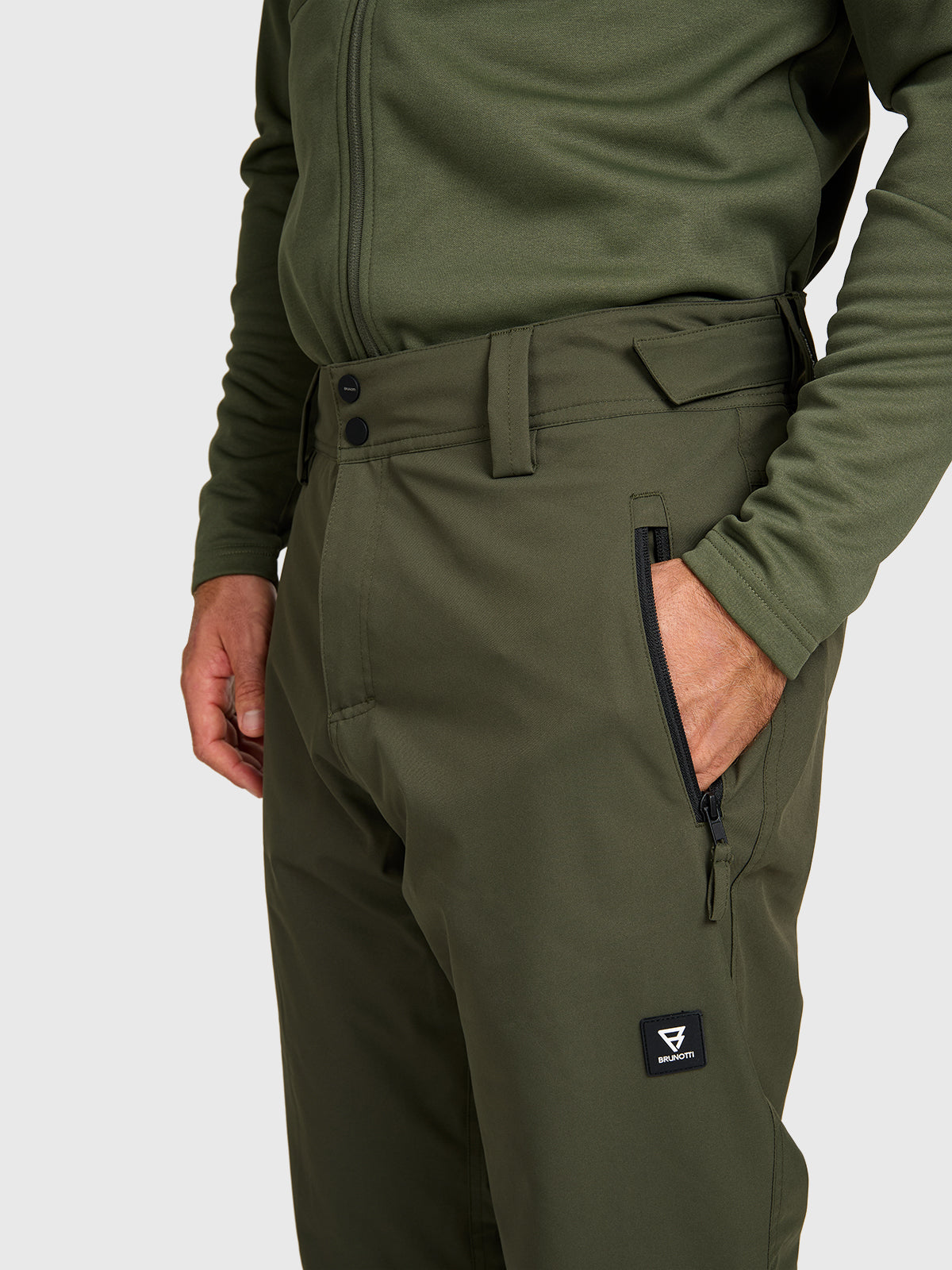 Jiron-S Men Snow Pants | Deep Green