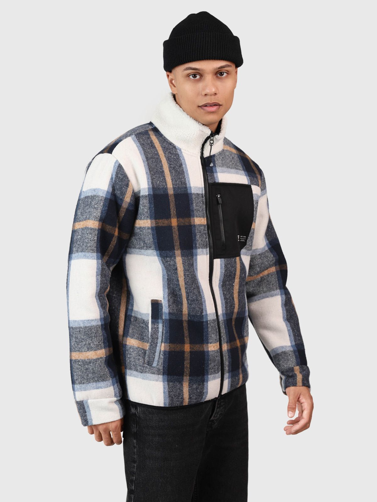 Pello Herren Fleecejacke | Navy
