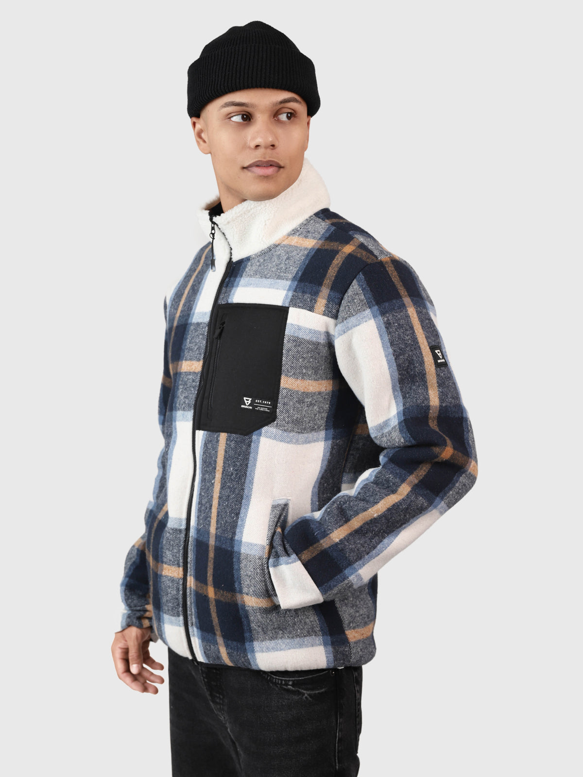 Pello Herren Fleecejacke | Navy