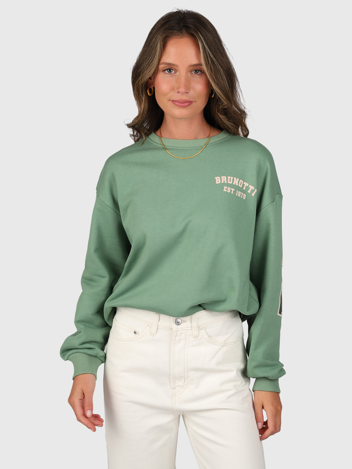 Sommer Alm Damen Sweatshirt | Eucalyptus