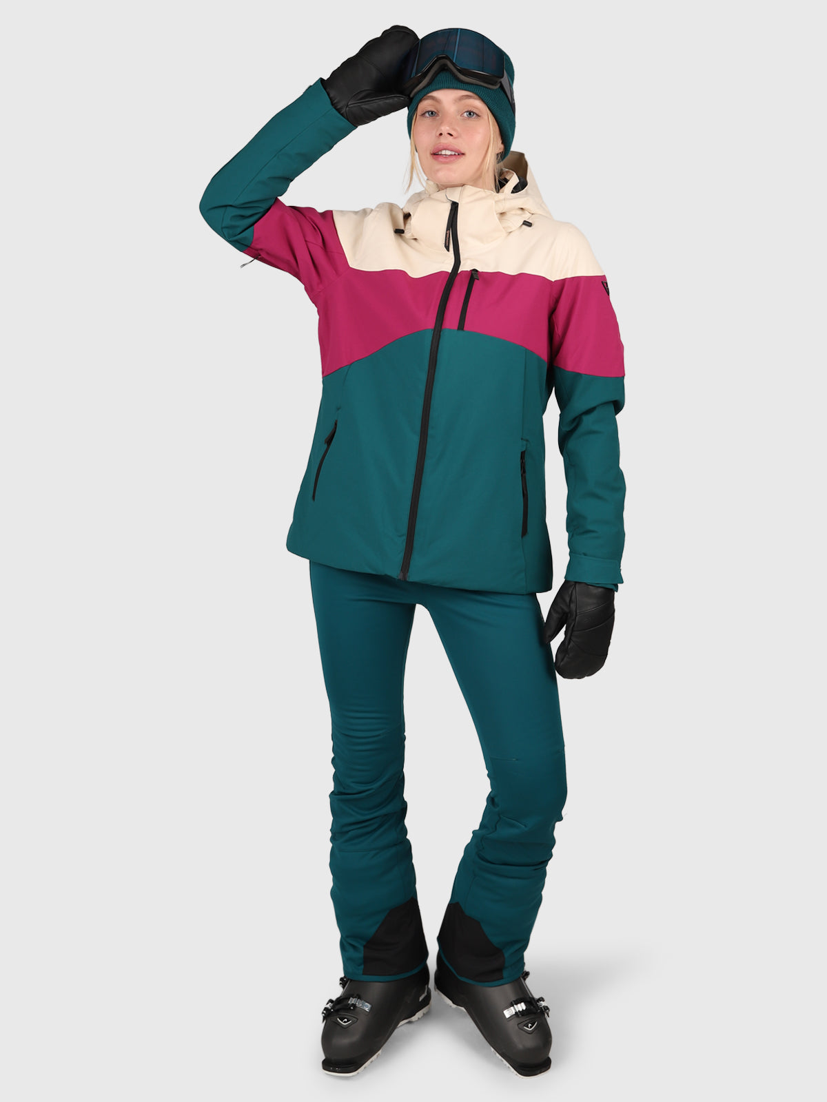 Fastonia Damen Skijacke | Evergreen