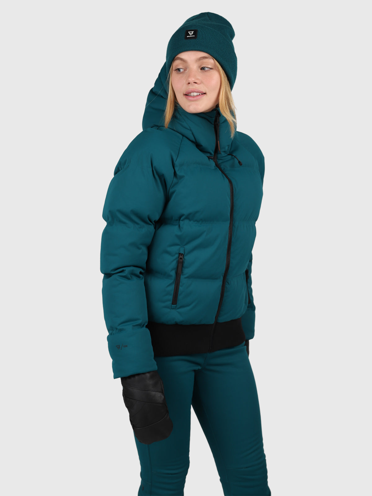 Firecrown Damen Puffer Skijacke | Evergreen