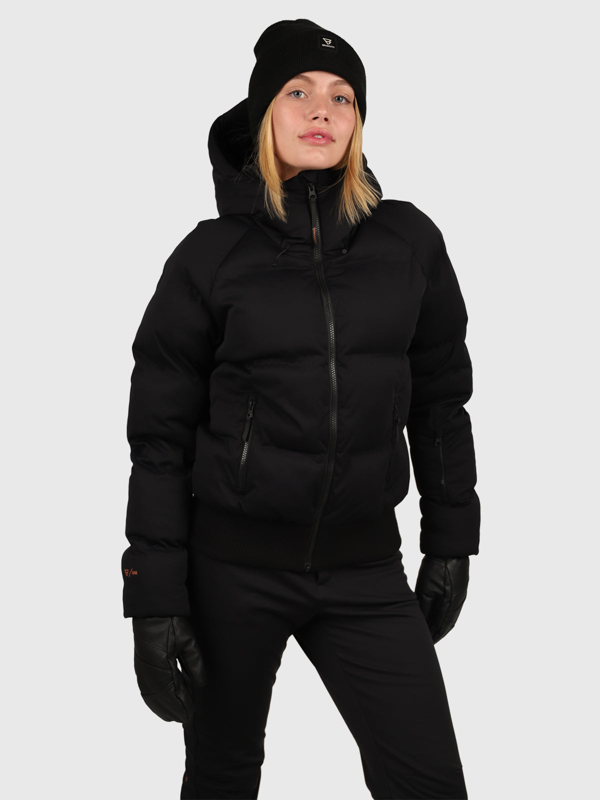 Firecrown Dames Puffer Ski Jas | Zwart
