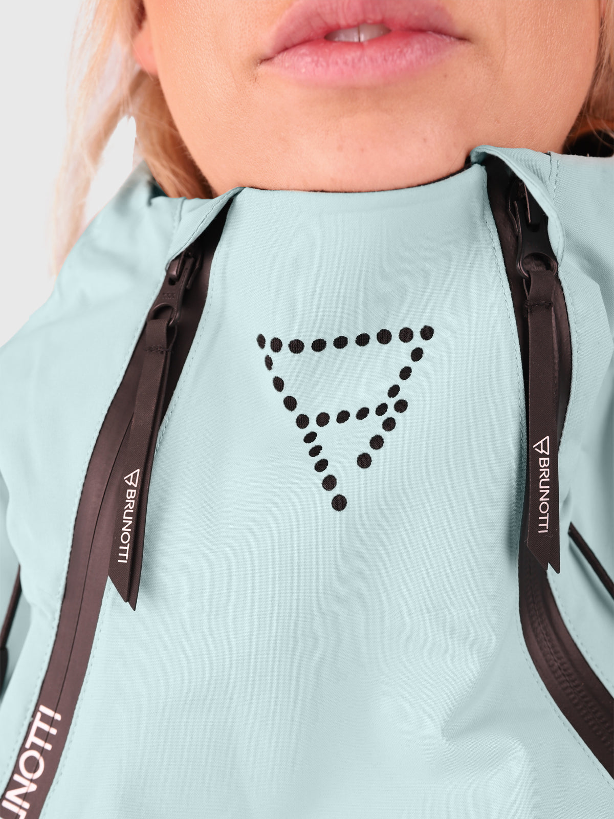 Mojavasa-S Damen Anorak Schneejacke | Seegrün