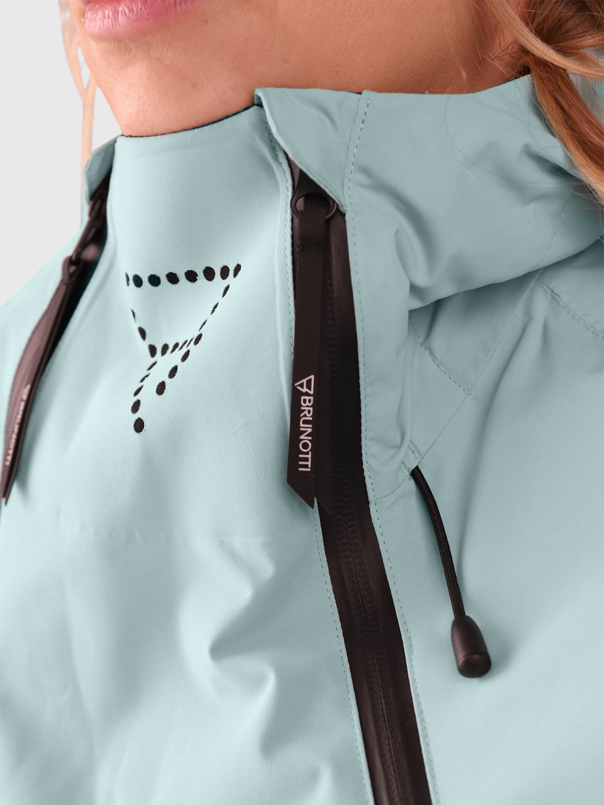 Mojavasa-S Damen Anorak Schneejacke | Seegrün