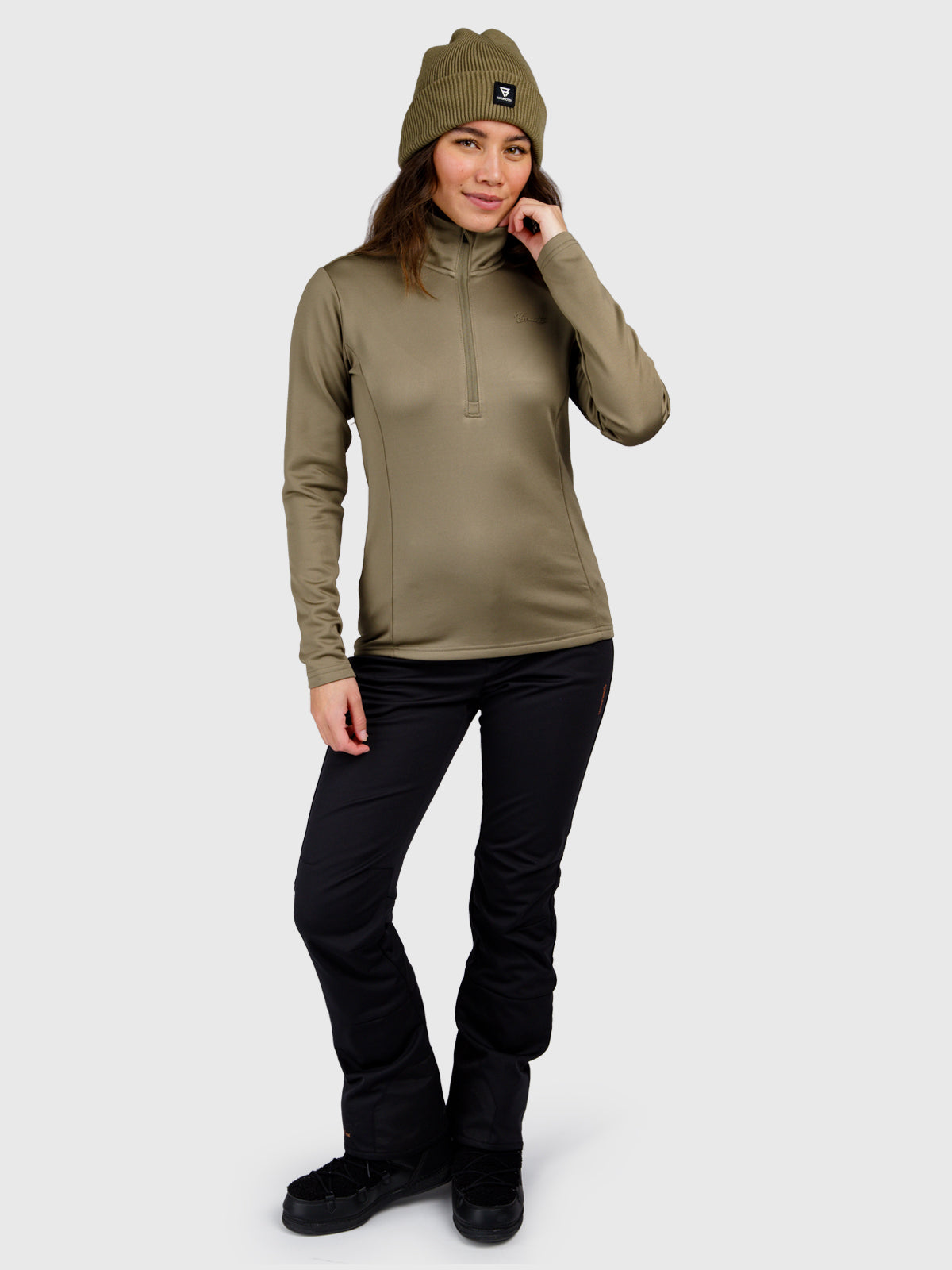 Heronne Women Fleece | Dusky Green