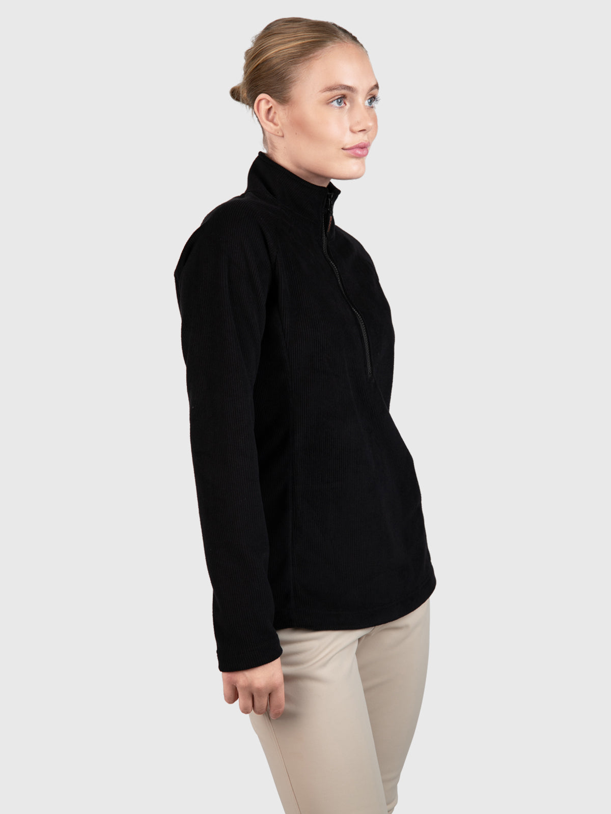 Skiania Dames Fleece | Zwart
