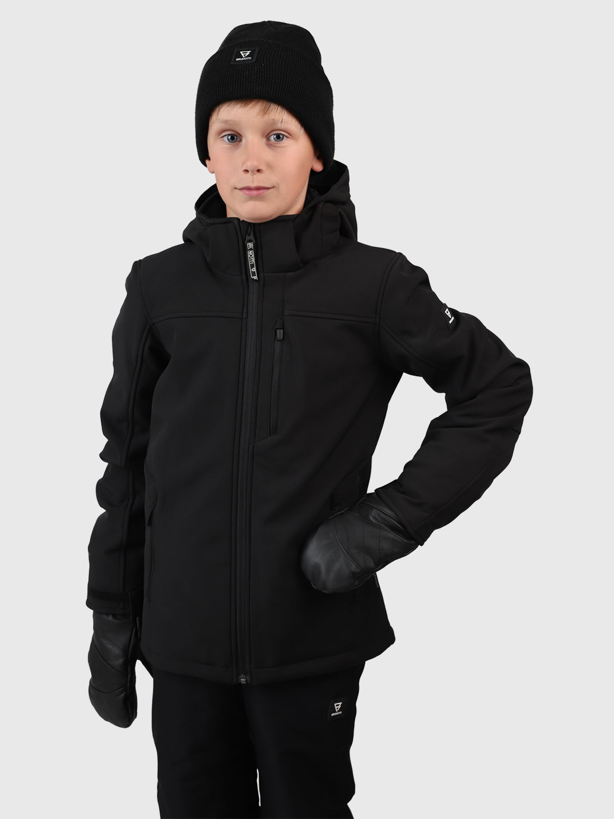 Marsaly-N Jongens Softshell Jas | Zwart