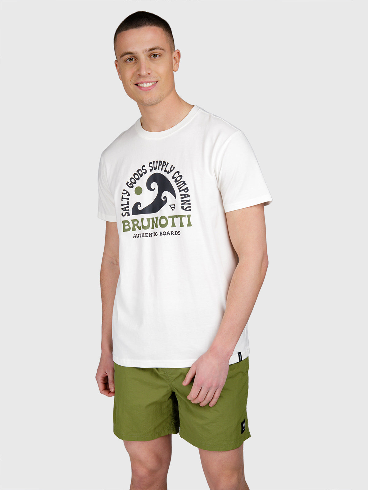 Leeway Men T-shirt | Cream