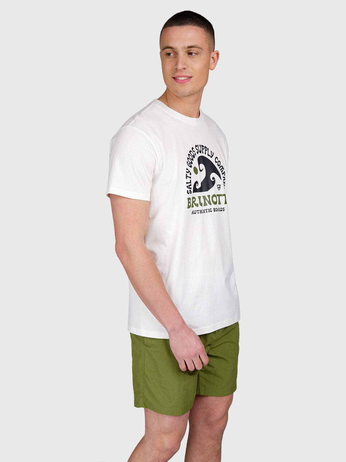 Leeway Herren T-Shirt | Cream