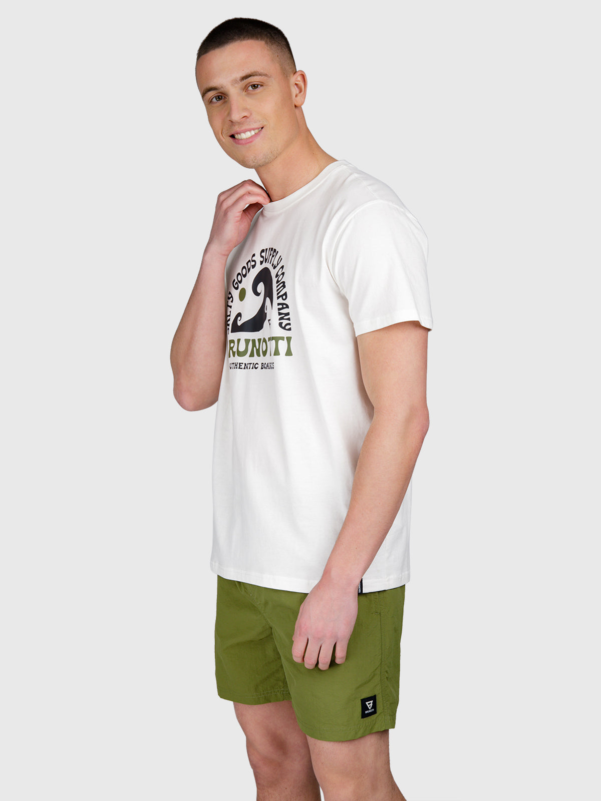 Leeway Herren T-Shirt | Cream