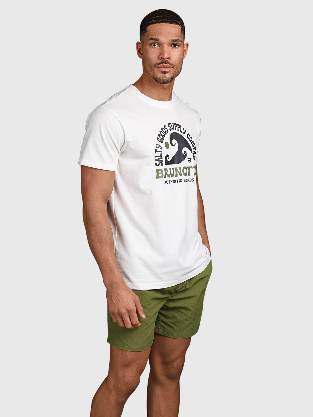 Leeway Men T-shirt | Cream